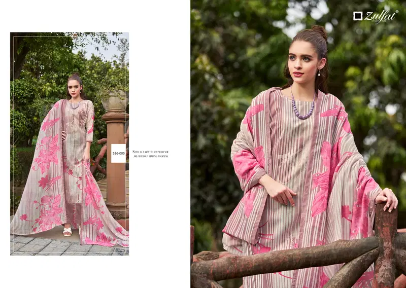 Maryam Vol 5 By Zulfat Printed Cotton Dress Material wholesale Price In Surat
